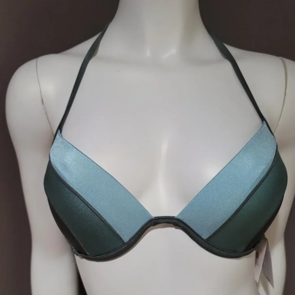 Shade & Shore Bikini Top Army Green - Picture 2 of 8